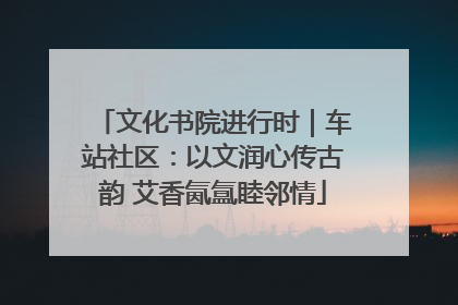 文化书院进行时｜车站社区：以文润心传古韵 艾香氤氲睦邻情